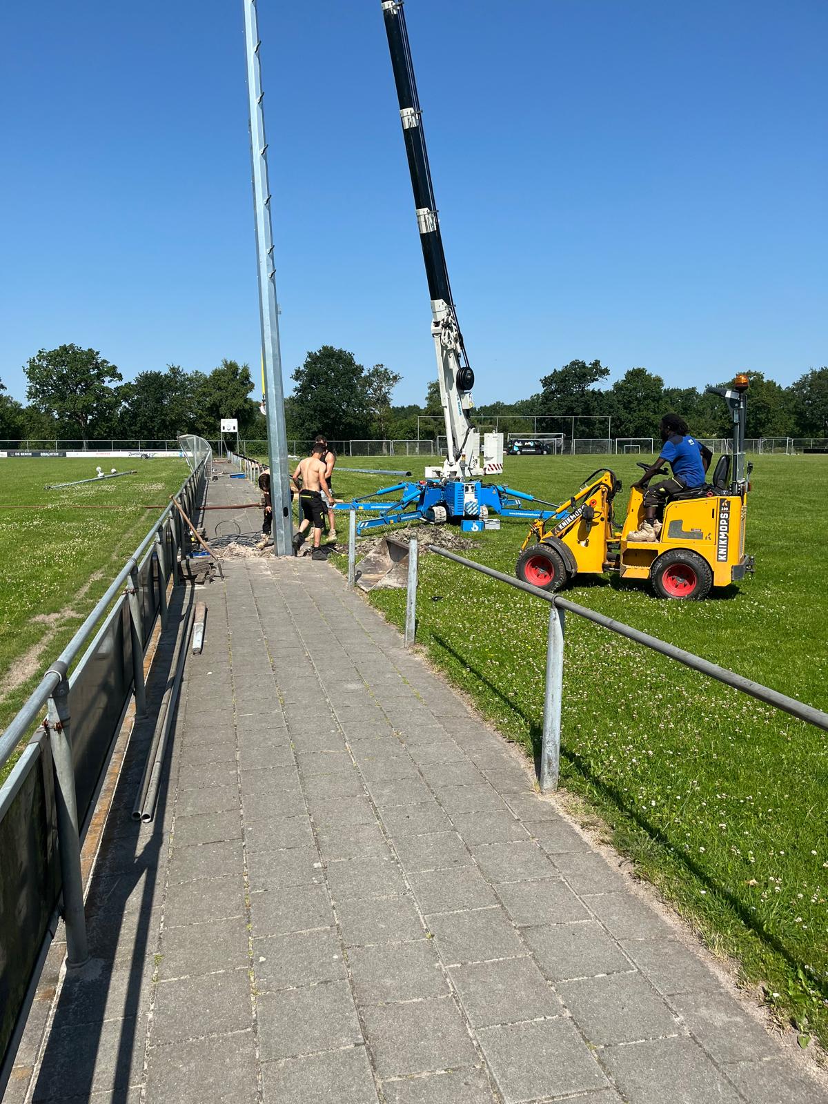 Geen voetbal, maar wel andere actie op de Griene Greide