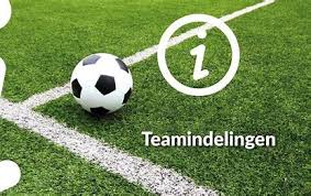 Teamindeling jeugd seizoen 26/27